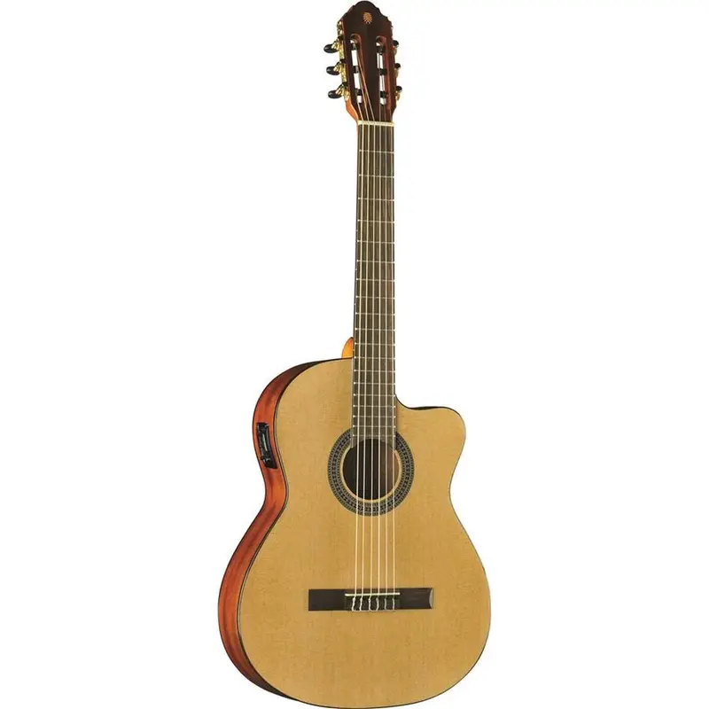 EKO Vibra 150 Serisi Tek Kesikli Elektrikli Klasik Gitar 4/4 Ölçek
