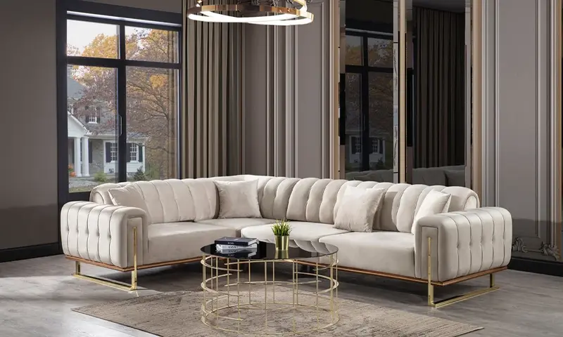 Elit Modern Köşe Koltuk Takımı (300x250cm)