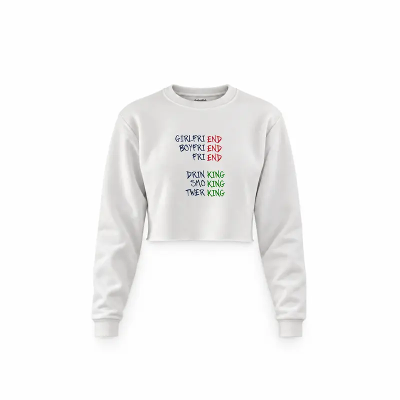 End And King Crop Sweatshirt