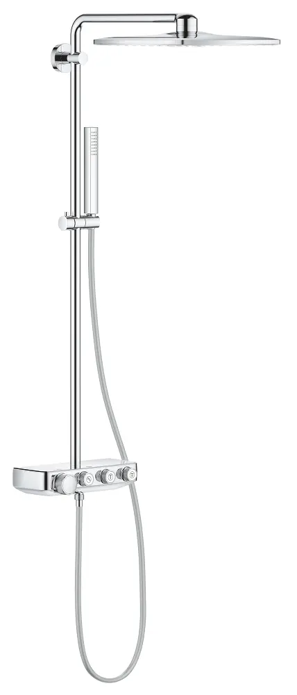 Euphoria Smartcontrol System 310 Cube Duo Duvara Monte Termostatik Bataryalı Duş Sistemi - 26508000