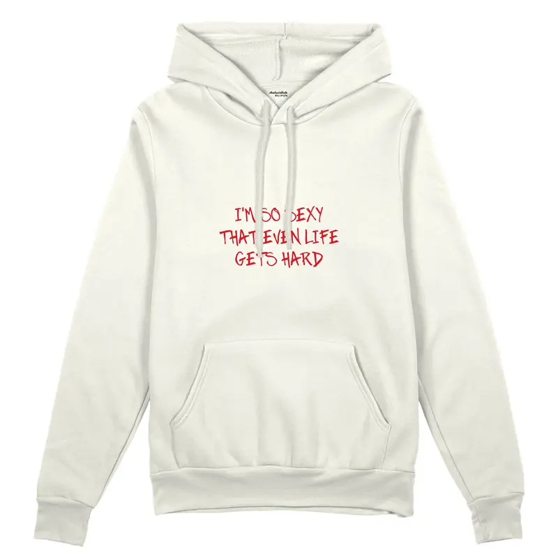Even Life Gets Hard Oversize Hoodie