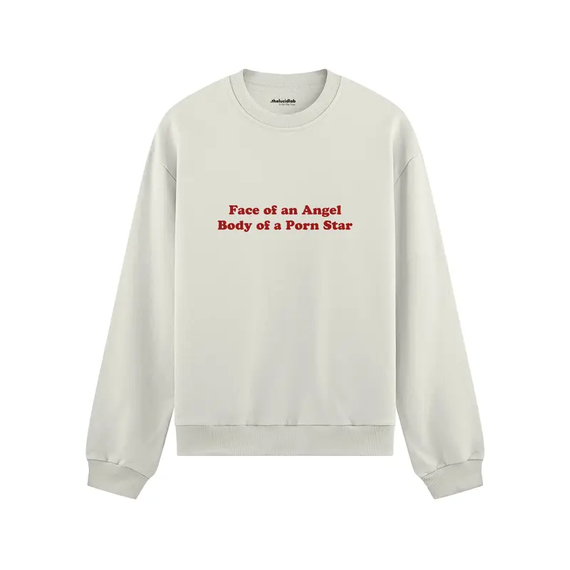 Face & Body Oversize Sweatshirt