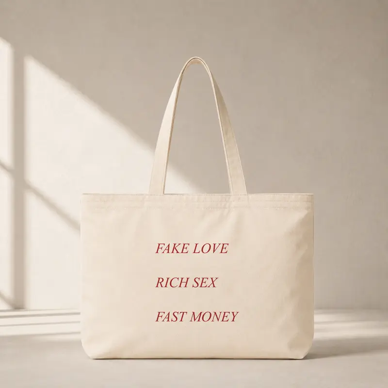Fake Love Rich Sex Fast Money Club Tote Bag