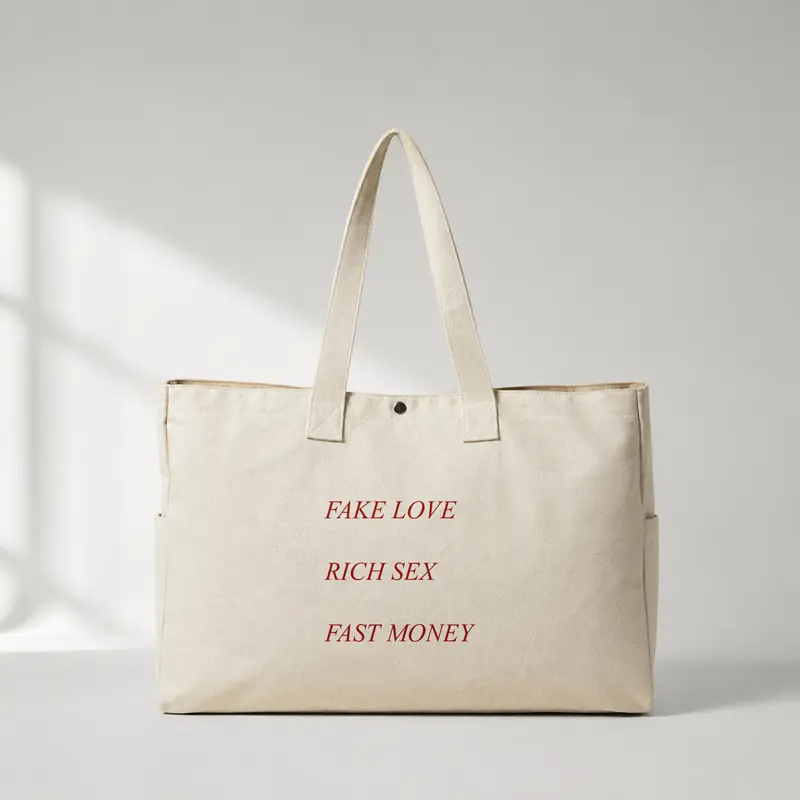Fake Love Rich Sex Fast Money Daily Tote Bag