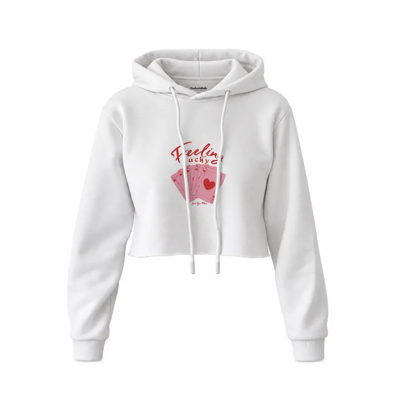 Feeling Lucky Crop Hoodie