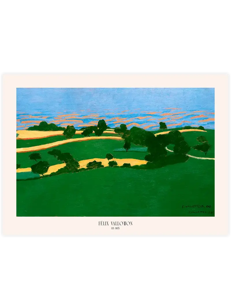 Felix Vallotton Corn Fields - Art Print