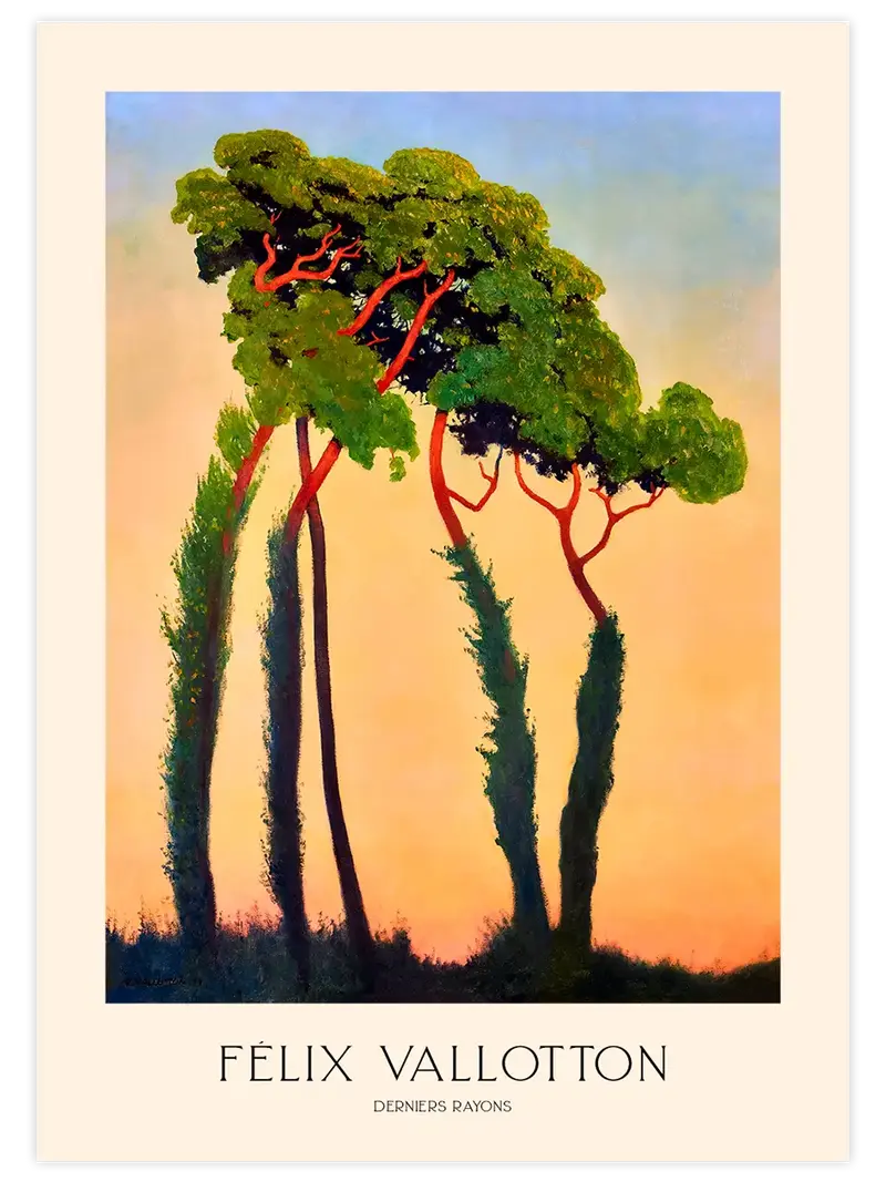 Félix Vallotton Derniers Rayons - Art Print