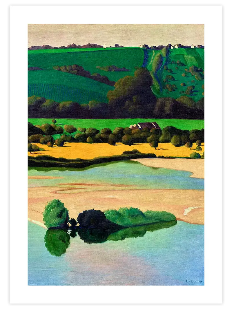 Félix Vallotton Evening on the Loire - Art Print