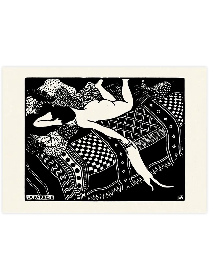 Felix Vallotton La Paresse - Art Print