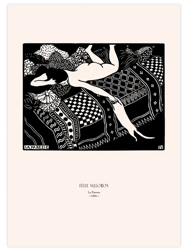 Felix Vallotton La Paresse - Art Print