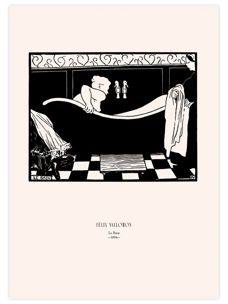 Félix Vallotton Le Bain - Art Print