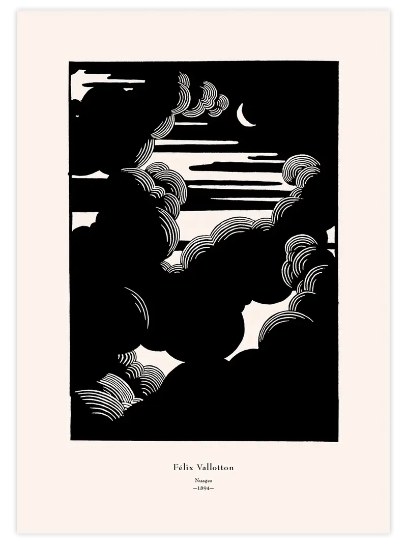 Félix Vallotton Nuages - Art Print
