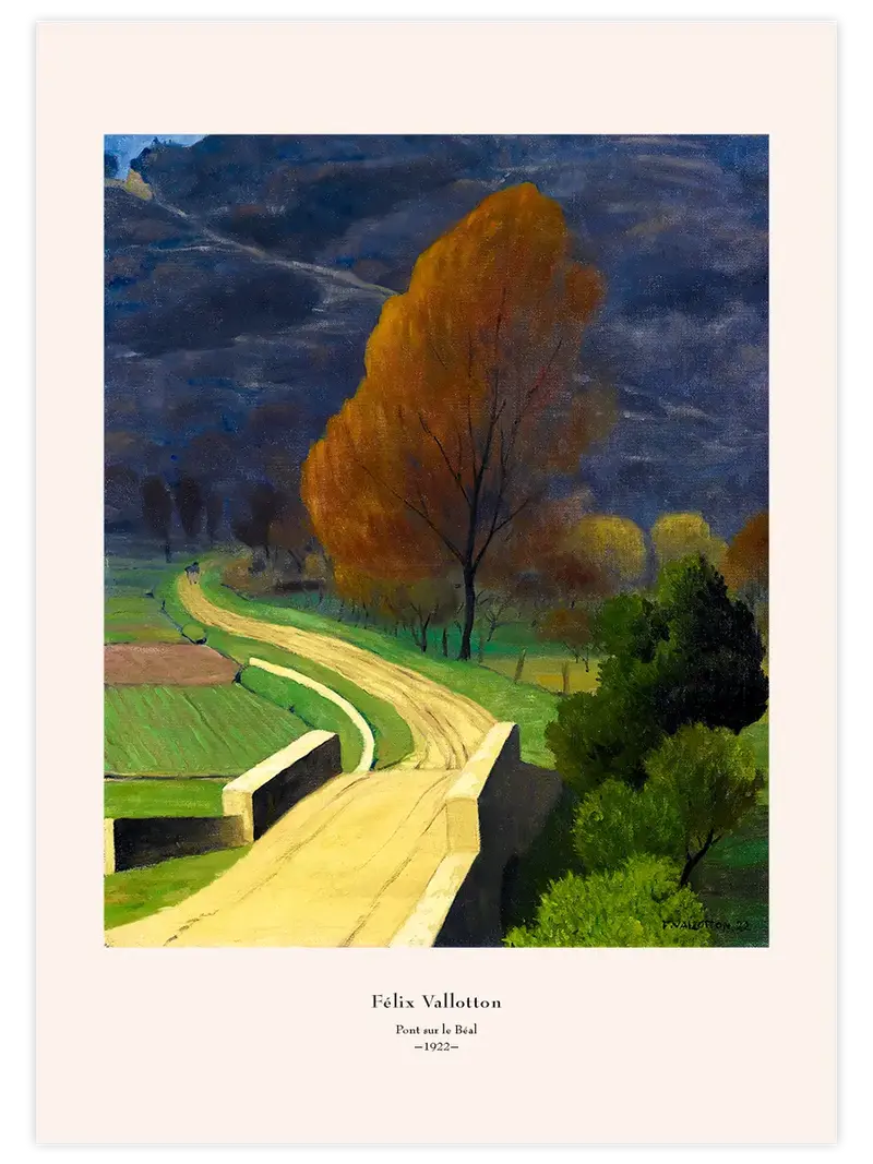 Félix Vallotton Pont sur le Béal - Art Print