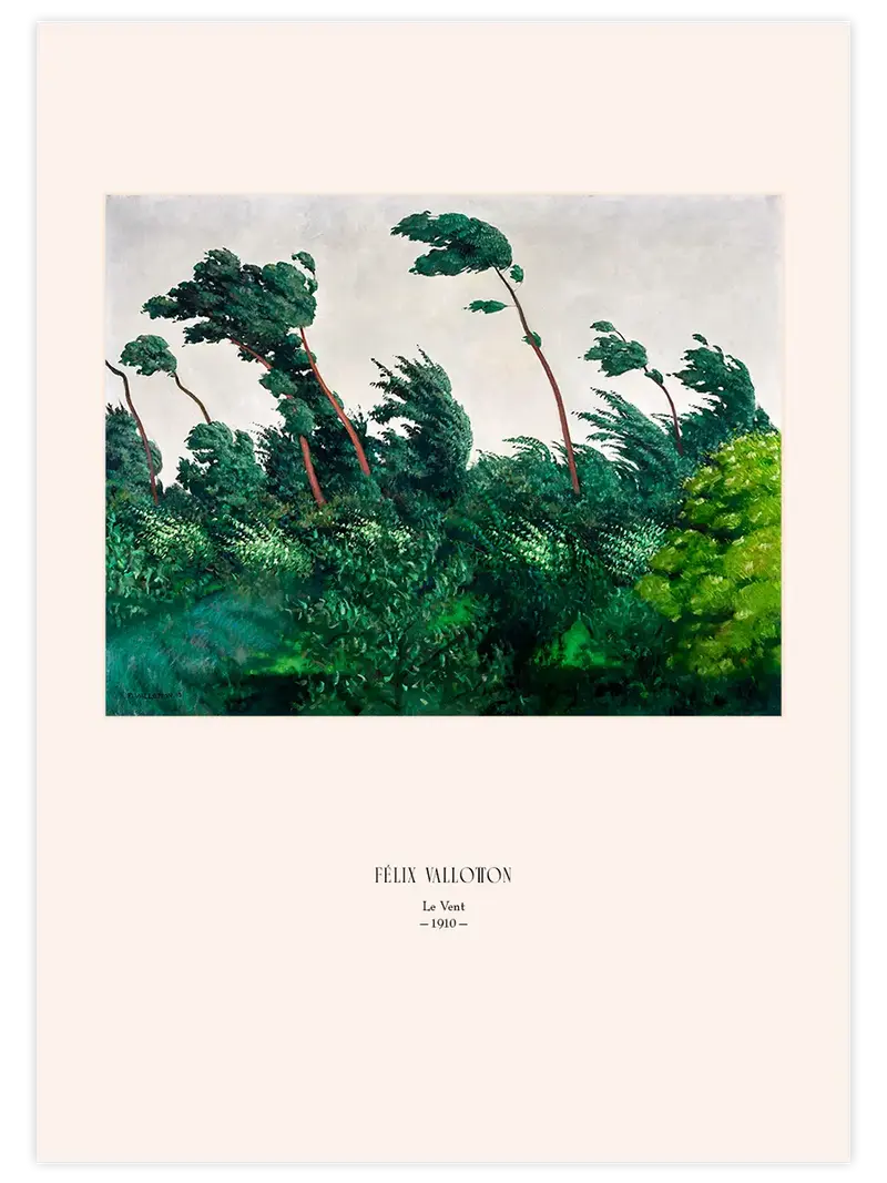 Felix Vallotton The Wind - Art Print