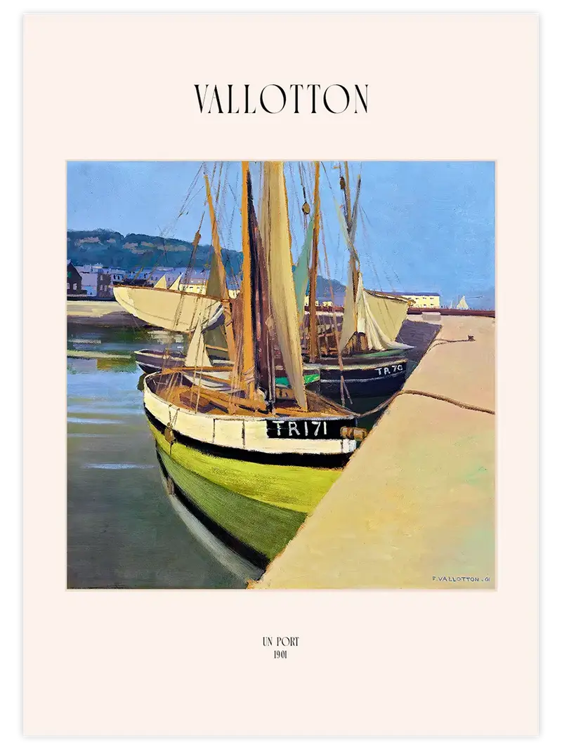 Félix Vallotton Un Port - Art Print