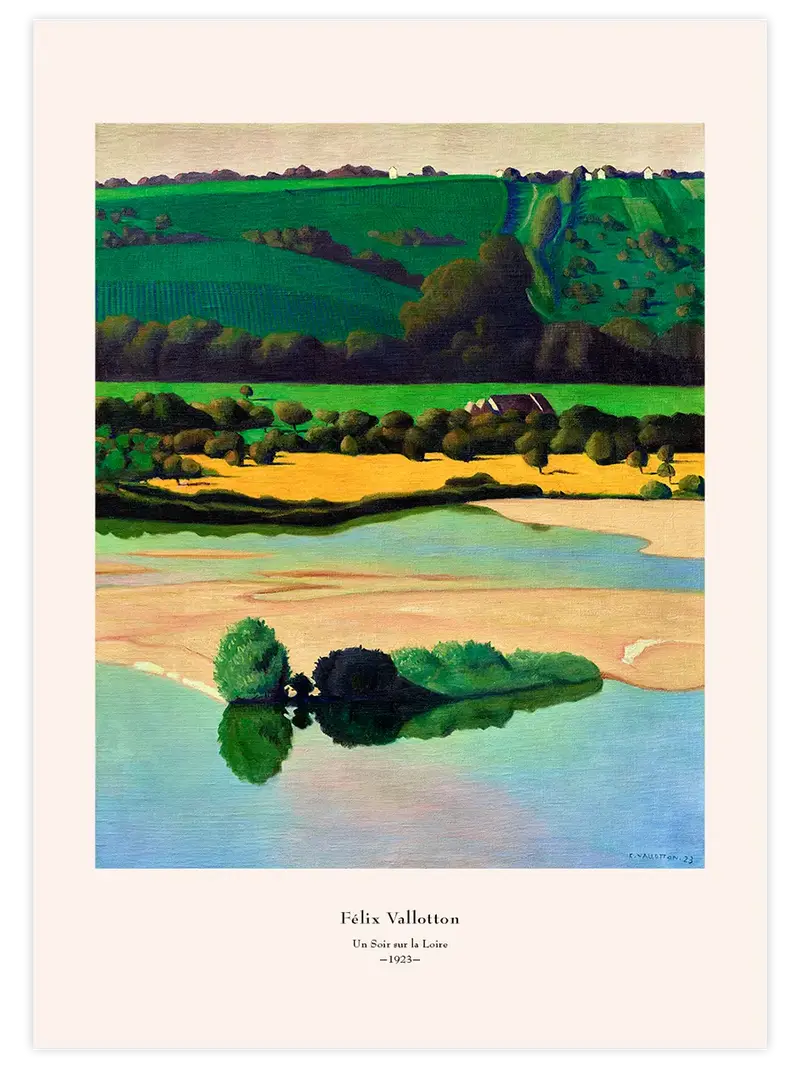 Félix Vallotton Un Soir sur la Loire - Art Print