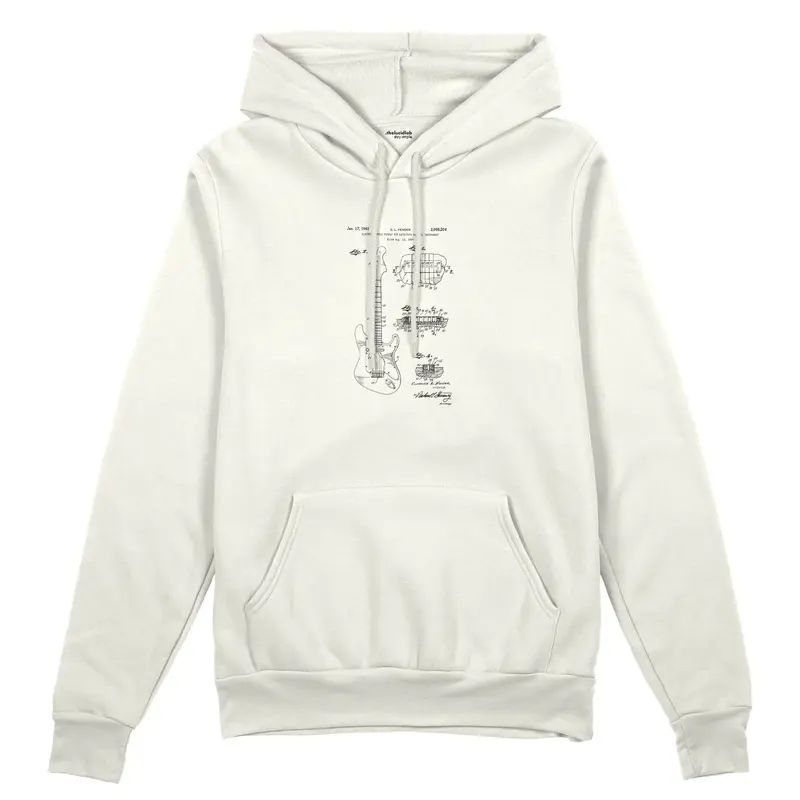 Fender Stratocaster Gitar Oversize Hoodie
