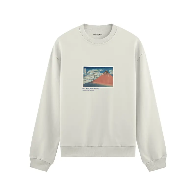 Fine Wind, Clear Morning Oversize Sweatshirt