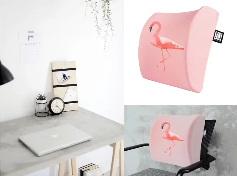 Flamingo Cotton Candy Bel Yastığı - Pembe