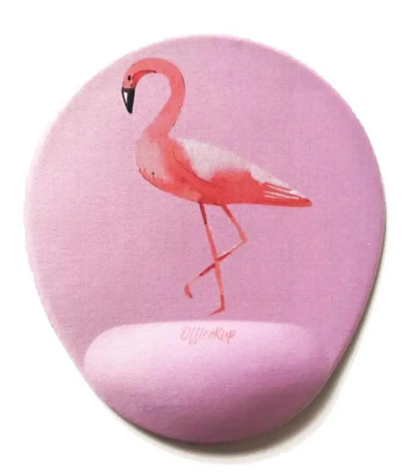 Flamingo Cotton Candy Bilek Destekli Mouse pad