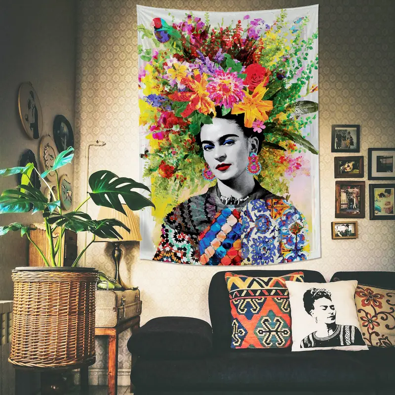 Floral Frida Duvar Örtüsü