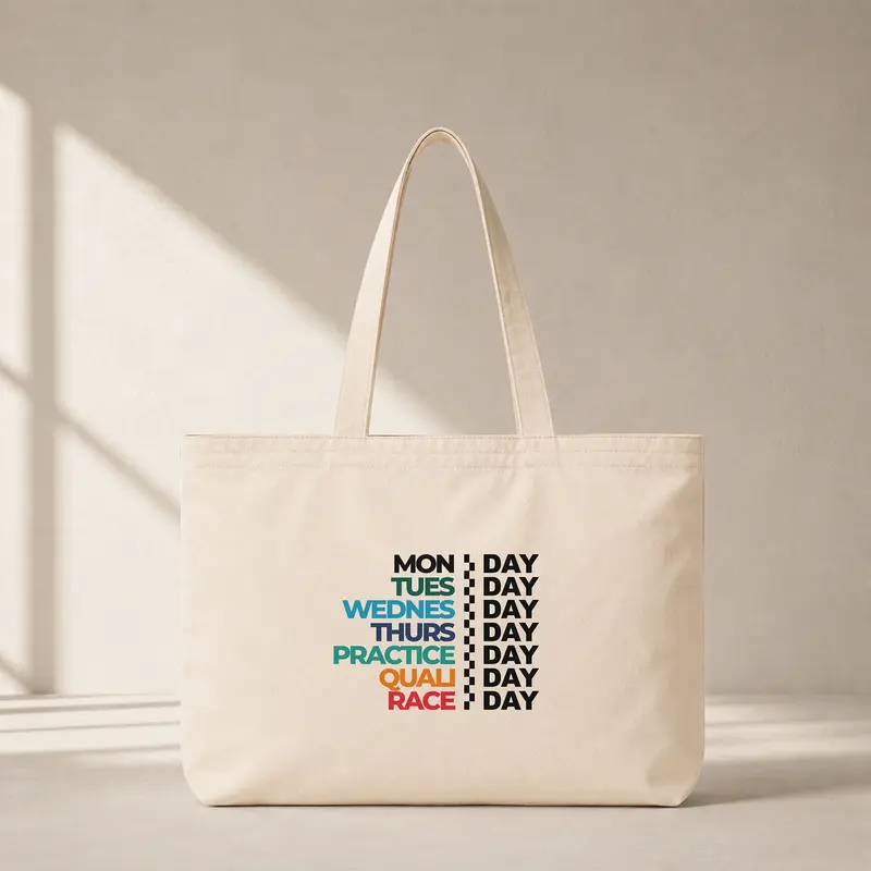 Formula 1 / Week Days Club Tote Bag