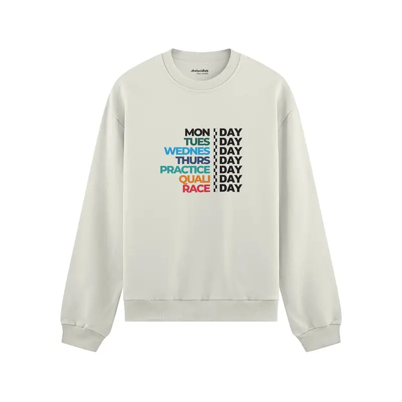 Formula 1 / Week Days Oversize Sweatshirt