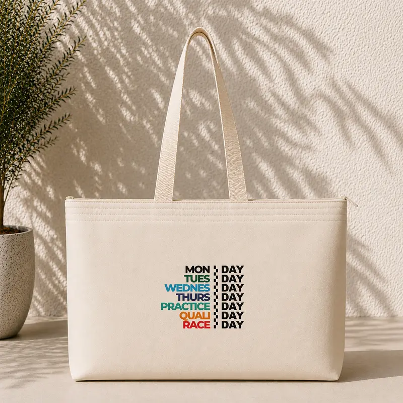 Formula 1 / Week Days Weekend Tote Bag