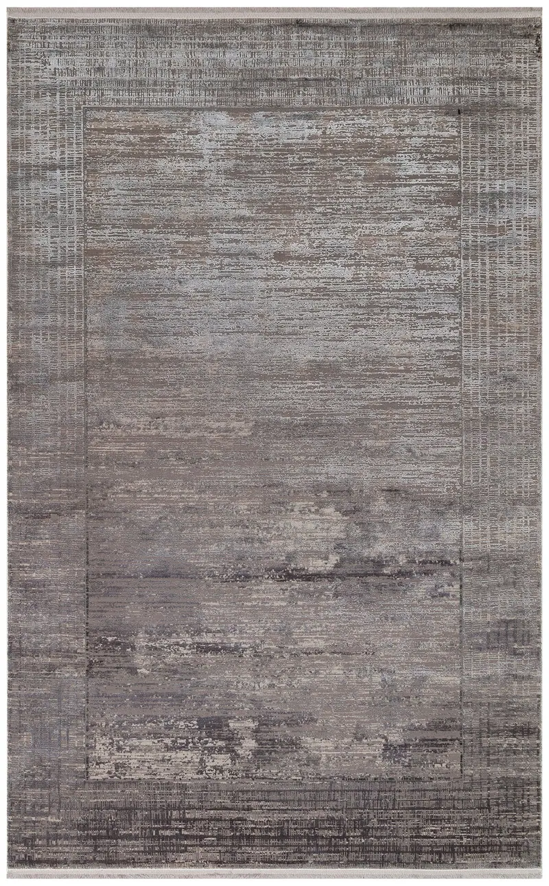 FRESCO DYED FSD 02 D.Gri - Eskitme Dokulu Işıltılı Salon Halısı