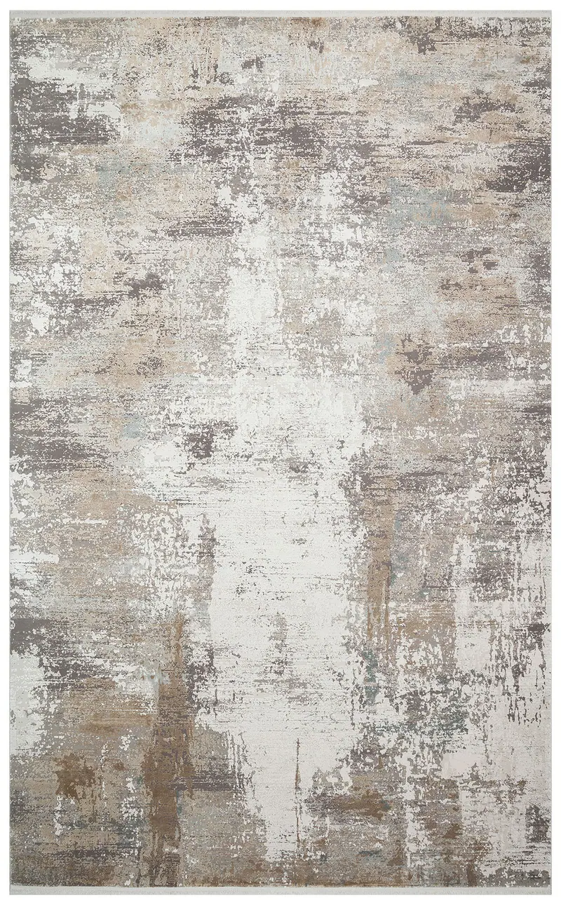 FRESCO XW FS 05 Stone - Işıltılı Dokuma Bambu Viskon Salon Halısı