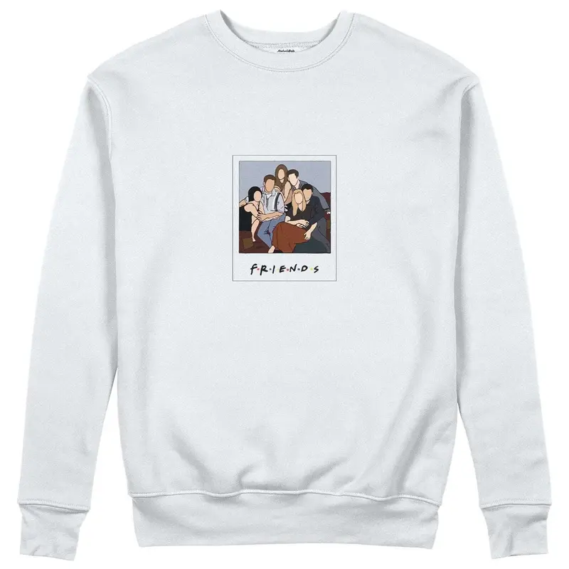 Friends Silüetli Sweatshirt