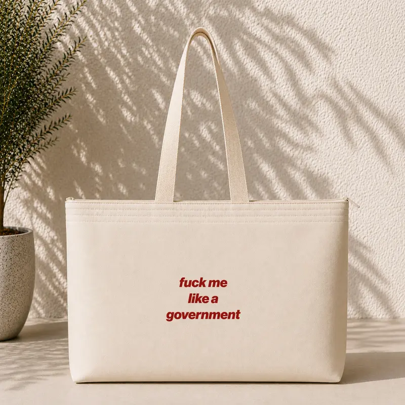 Fuck Me Like the Government Weekend Tote Bag