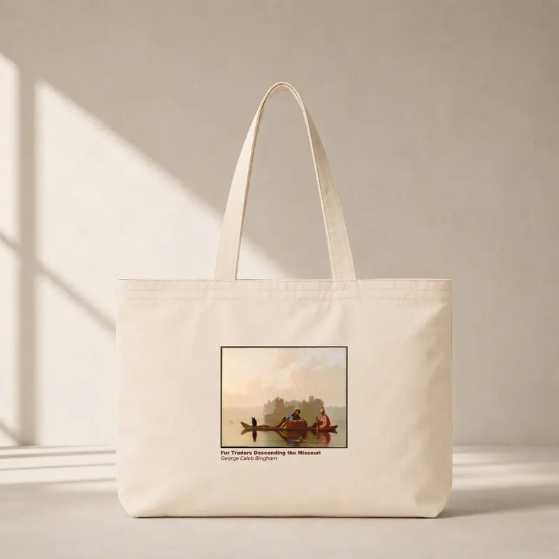 Fur Traders Descending the Missouri Club Tote Bag