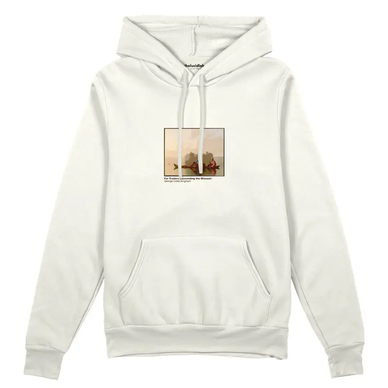 Fur Traders Descending the Missouri Oversize Hoodie