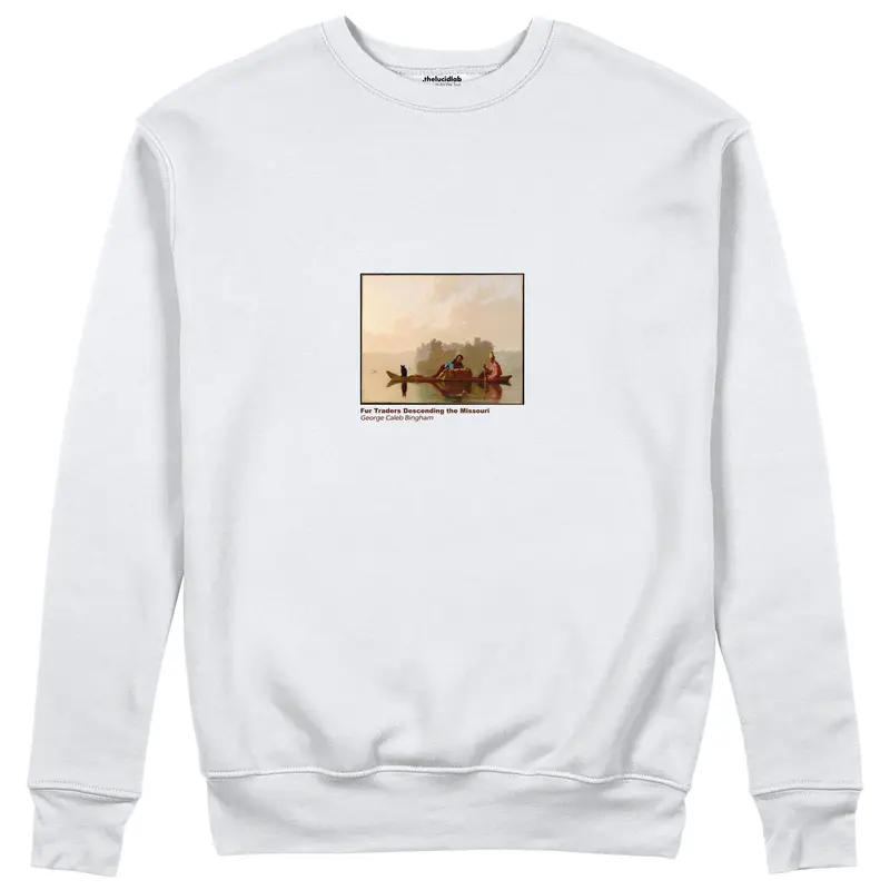 Fur Traders Descending the Missouri Sweatshirt