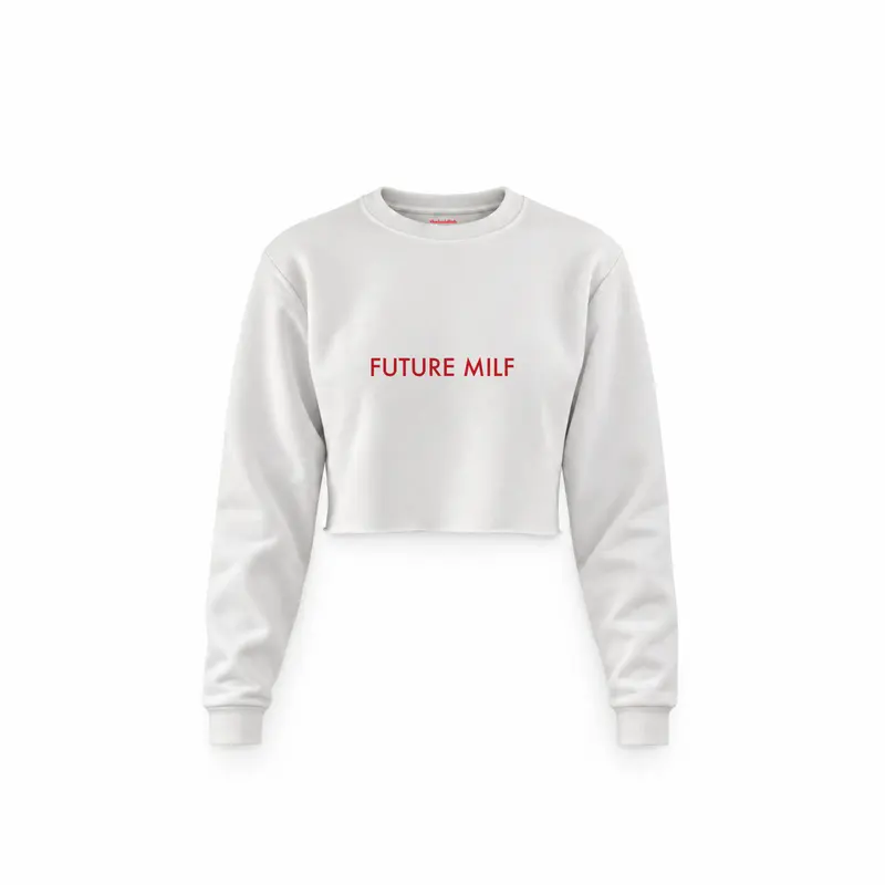 Future Milf Crop Sweatshirt