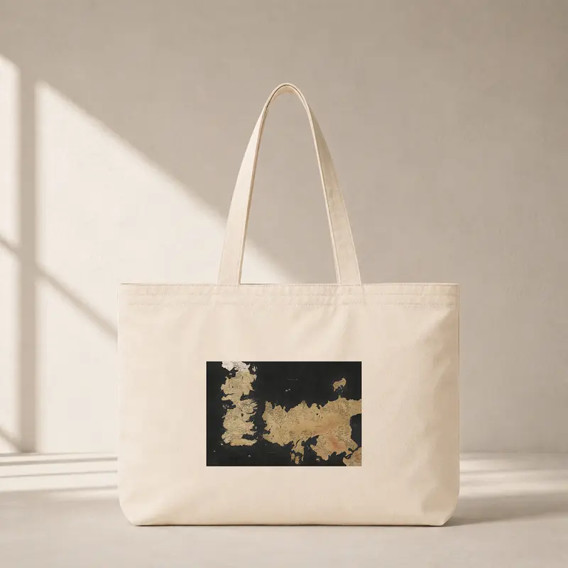 Game Of Thrones Map Club Tote Bag