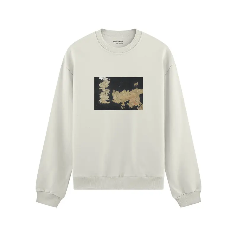 Game Of Thrones Map Oversize Sweatshirt