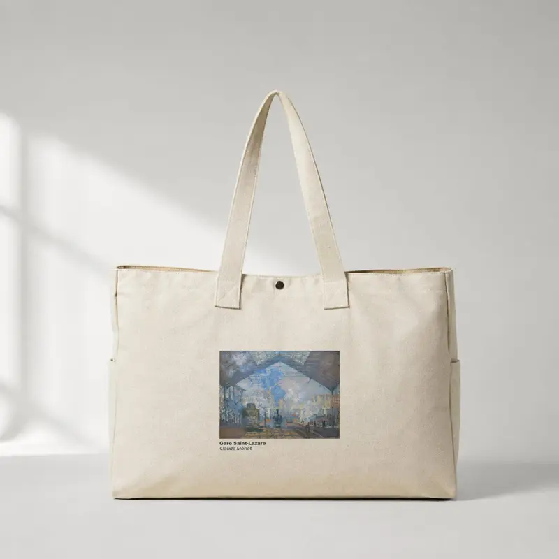 Gare Saint-Lazare Daily Tote Bag