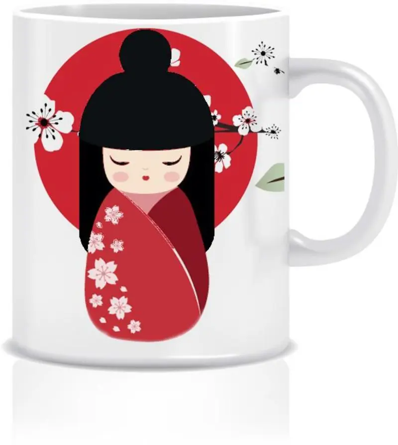 Geisha Porselen Kupa