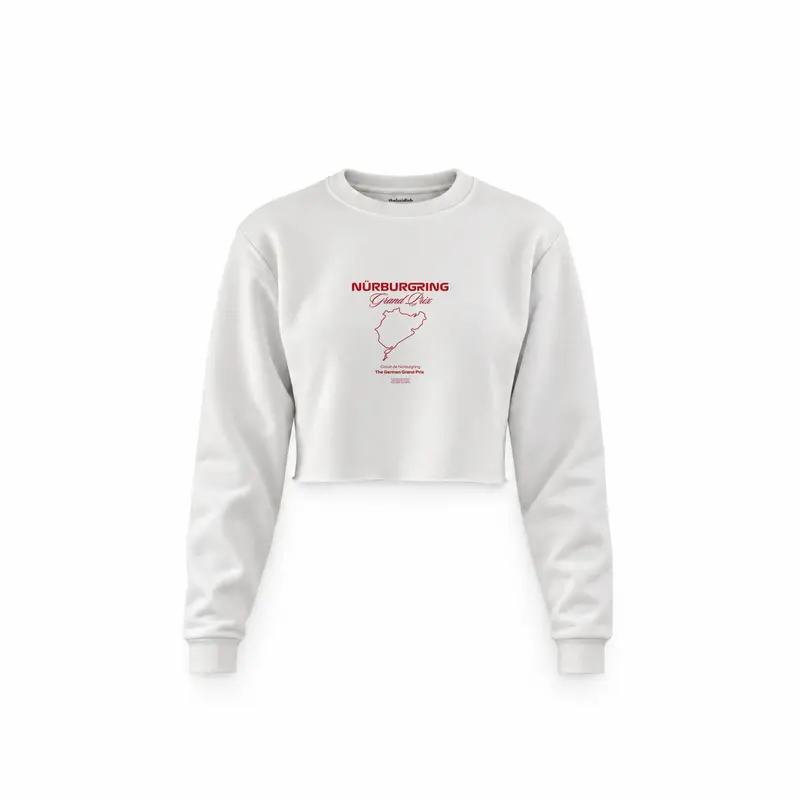 German Grand Prix – Nürburgring Grand Prix Crop Sweatshirt