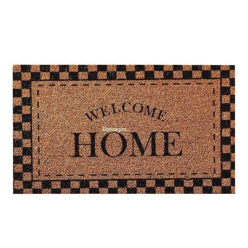 Glamour Black Doğal Koko Hindistan Cevizi Kapı Önü Paspas 60x40cm