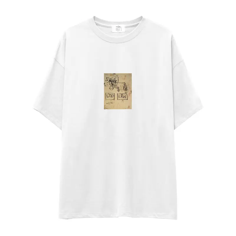 God, Law (1981) - Basquiat Oversize Tişört