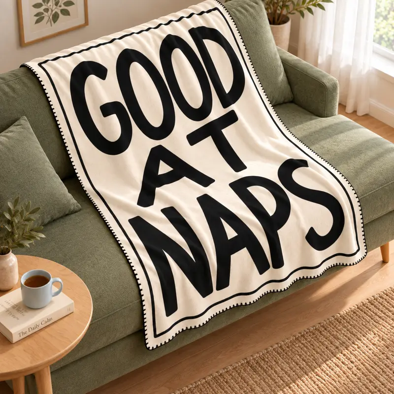 Good at Naps Polar TV Battaniyesi