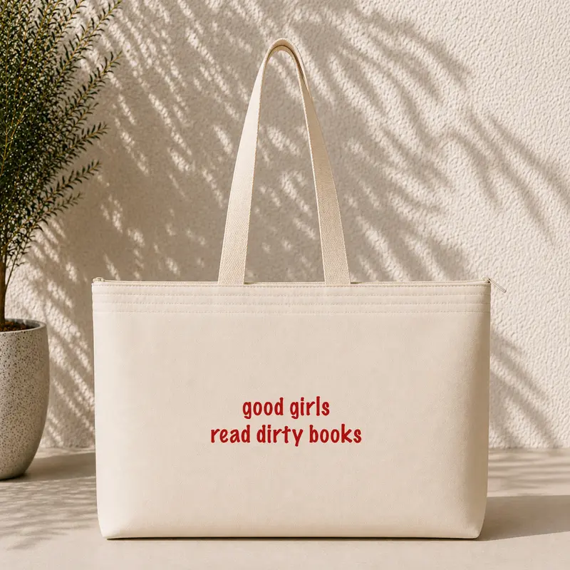 Good Girls Read Dirty Books Weekend Tote Bag