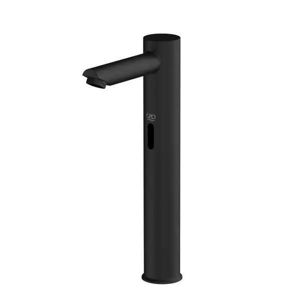 Gpd Fotoselli Set Üstü Siyah Lavabo Bataryası (Çift Su Girişli) Flb07-S