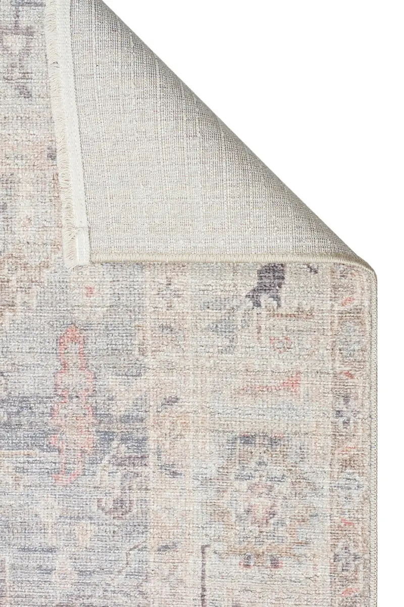 Grace GRC 02 SKY - Pastel Tonlu Vintage Desenli Klasik Hav Vermeyen Halı