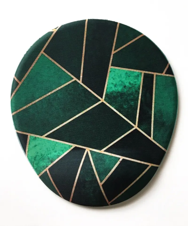 Green And Gold Bilek Destekli Mouse pad