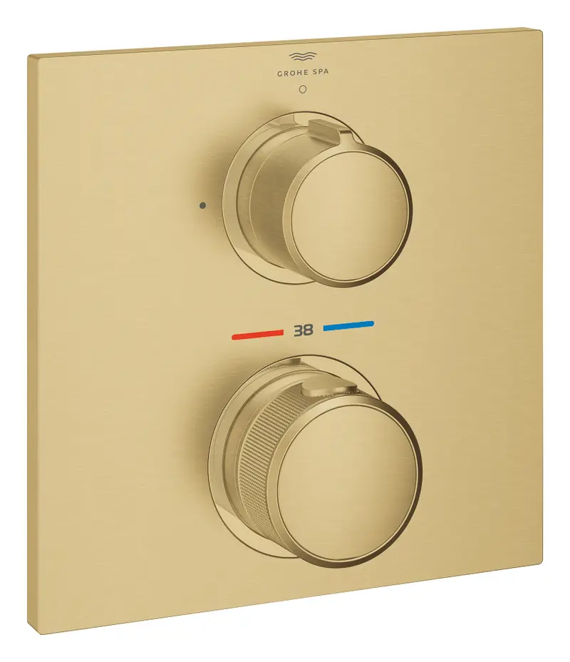 Grohe Allure Tek Valfli Akış Kontrollü, Ankastre Termostatik Duş Bataryası - 19380GN2