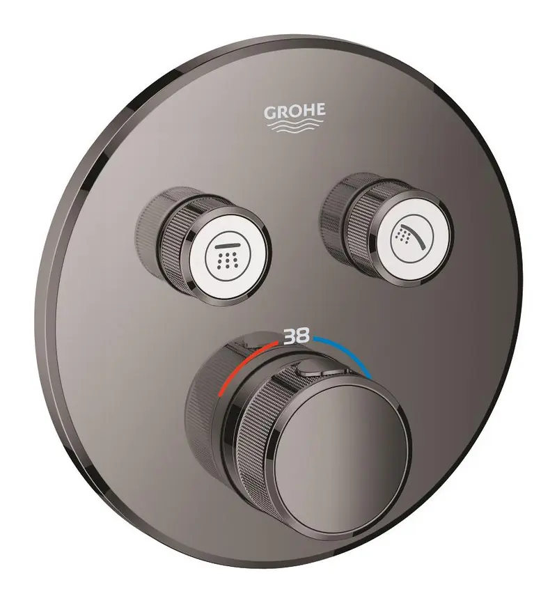 Grohe Ankastre Term. Banyo Bat. 1 Çık. S.Control Hard Graphite - 29119A00